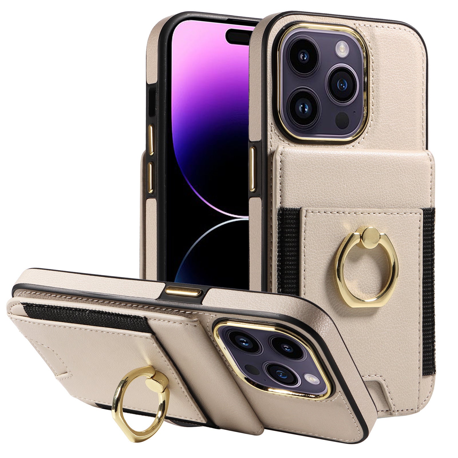 Universal Leather Wallet Phone Case