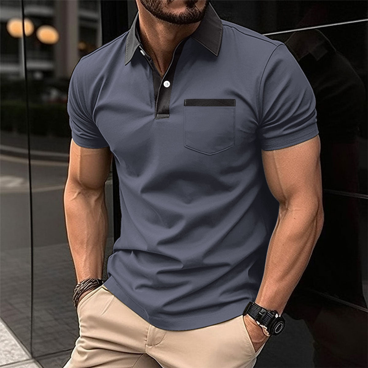 Men's Slim Fit Polo T-Shirt