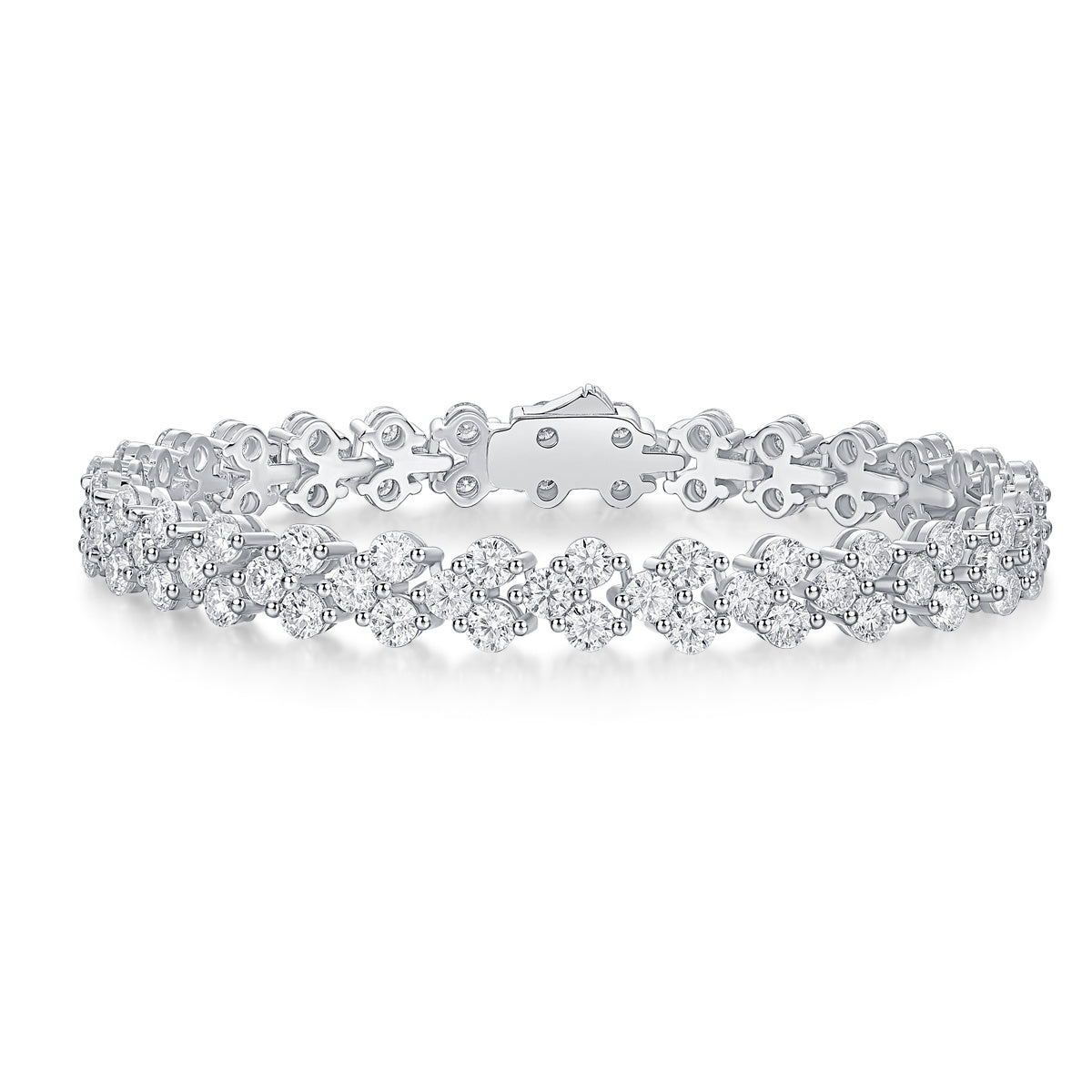 Kanong Mossan Diamant-Silberarmband