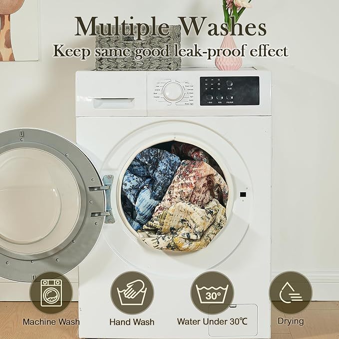 Qeils Washable 36x41 Dog Pee Pads (2 Pk)