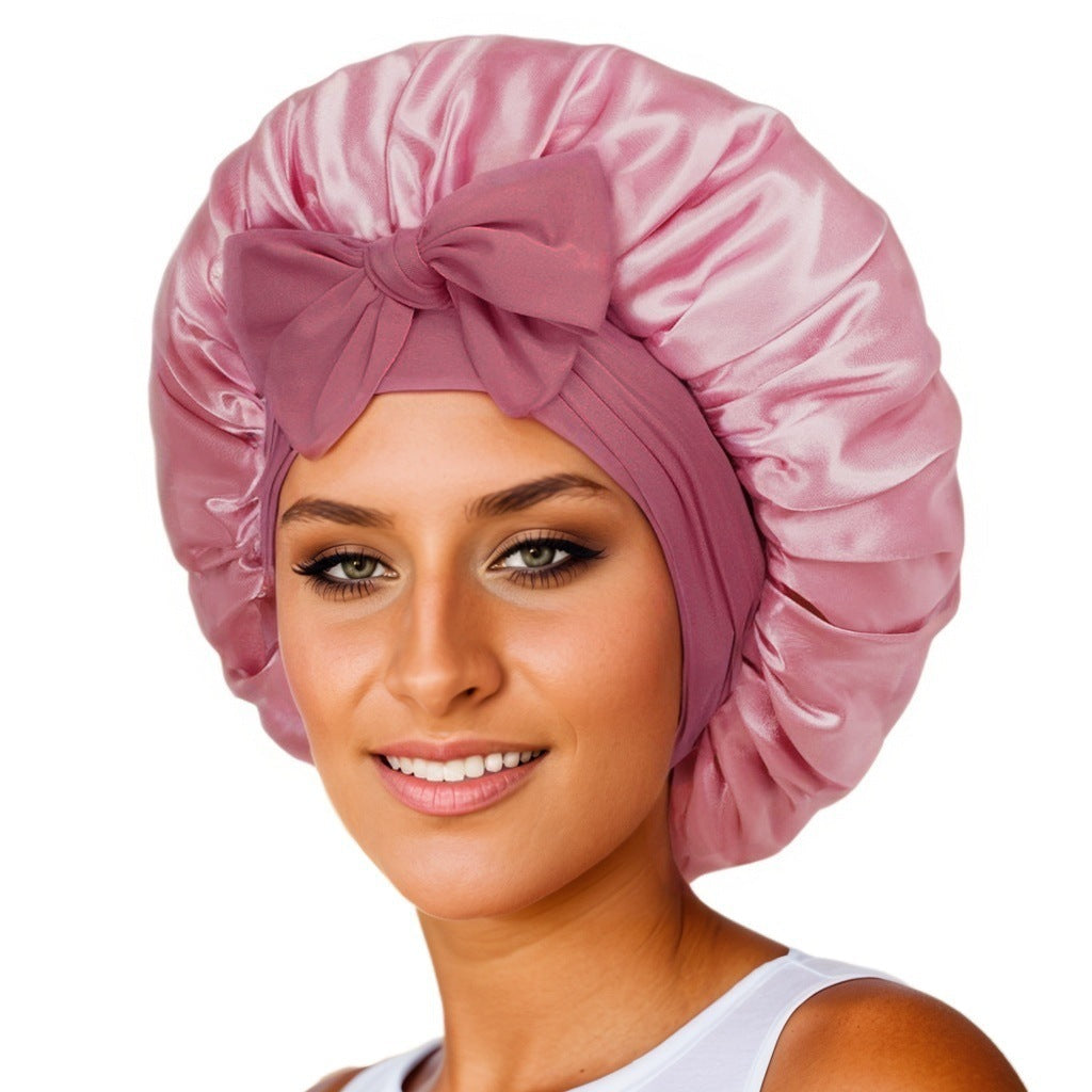 Silk Satin Bonnet for Curly Hair