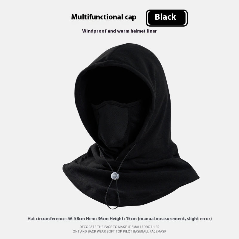 Thermal Fleece Hooded Neck Warmer