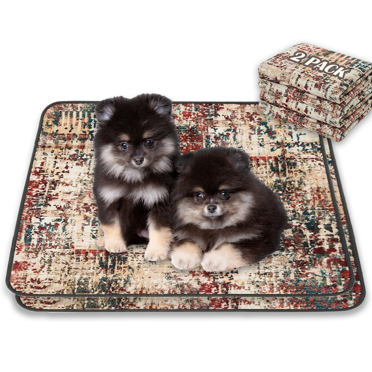 Qeils Washable Reusable Dog Pee Pads